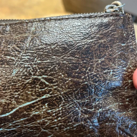 Patricia Nash Floral Tooled Leather Wristlet - Picture 9 of 13